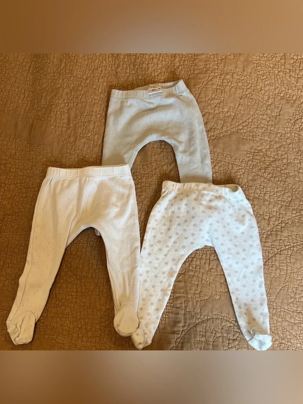 Zara Baby Neutral Onesie and Leggings Set Bundle